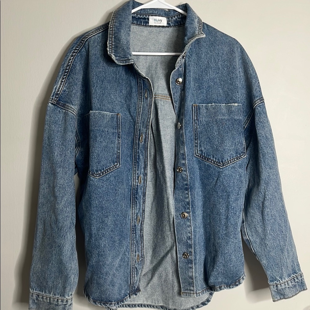 Bluivy Classic Blue Denim Top